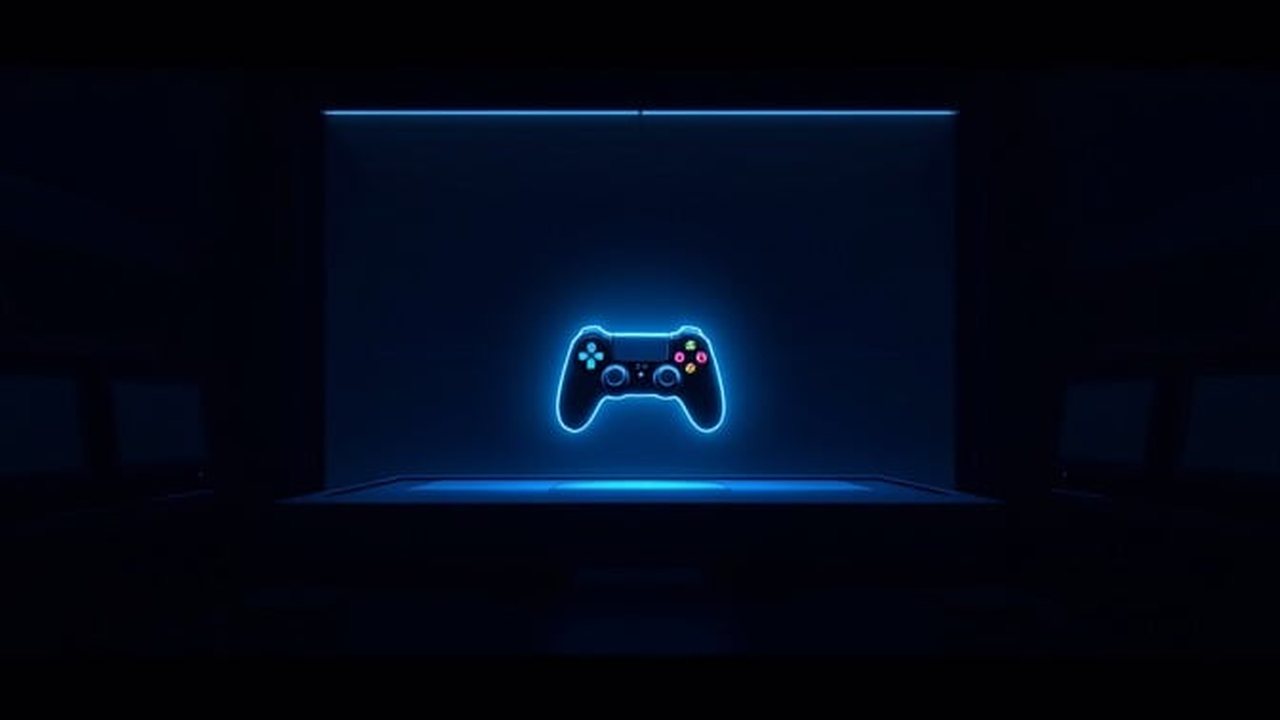 Hardware shot — Tidebreak: controller, night